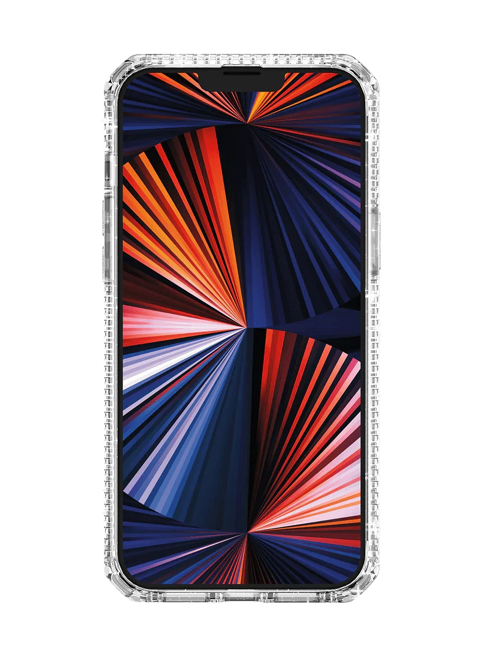 Itskins Hybrid Spark iPhone 13 Pro Max Cover - Transparent - Tashqila Itskins Hybrid Spark iPhone 13 Pro Max Cover - Transparent - Tashqila